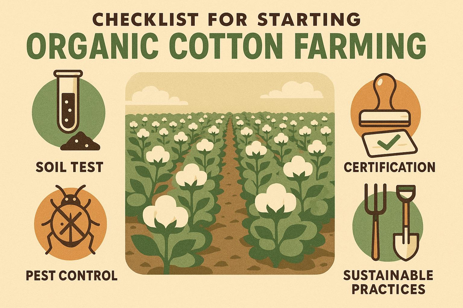 Thumbnail for: Checklist for Starting Organic Cotton Farming