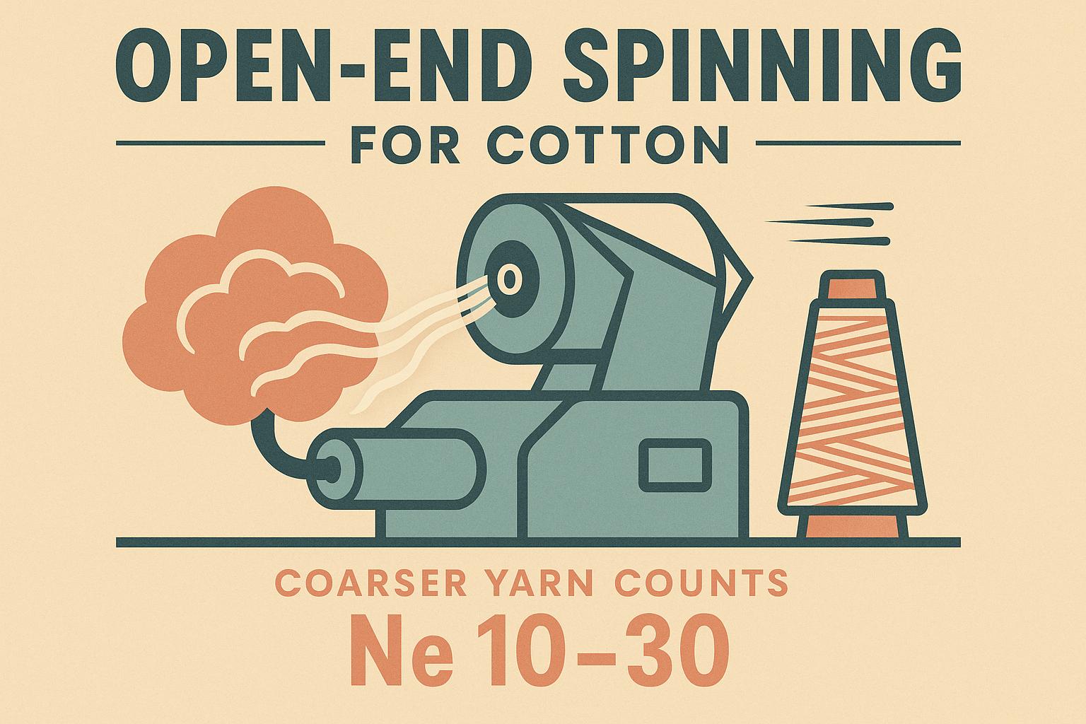Thumbnail for: Open-End Spinning for Cotton: A Modern Spinning Technique