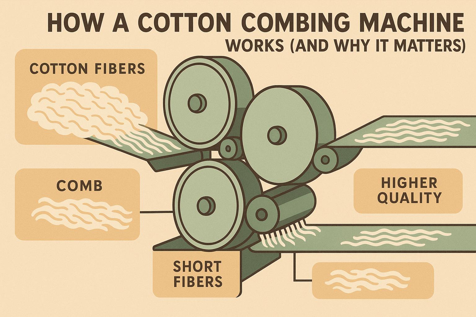 Thumbnail for: How a Cotton Combing Machine Works (and Why It Matters)