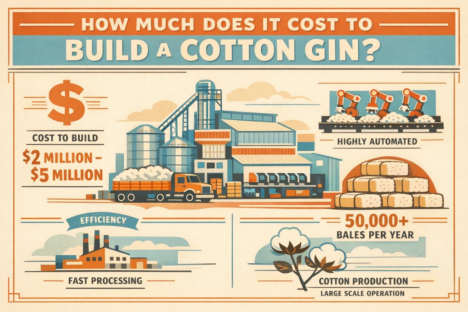 Thumbnail for: How Much Does It Cost to Build a Cotton Gin?
