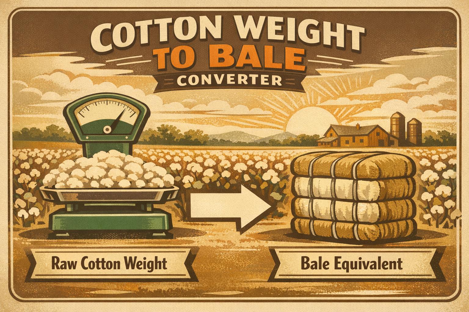 Thumbnail for: Cotton Weight to Bale Converter