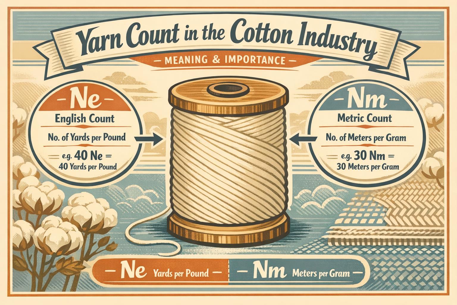 Thumbnail for: Yarn Count in the Cotton Industry: Meaning & Importance