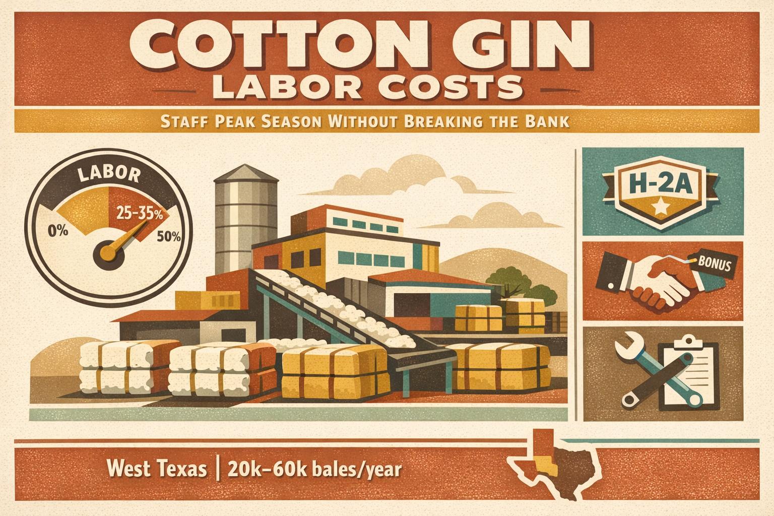 Thumbnail for: Cotton Gin Labor Costs: How to Staff Peak Season Without Breaking the Bank