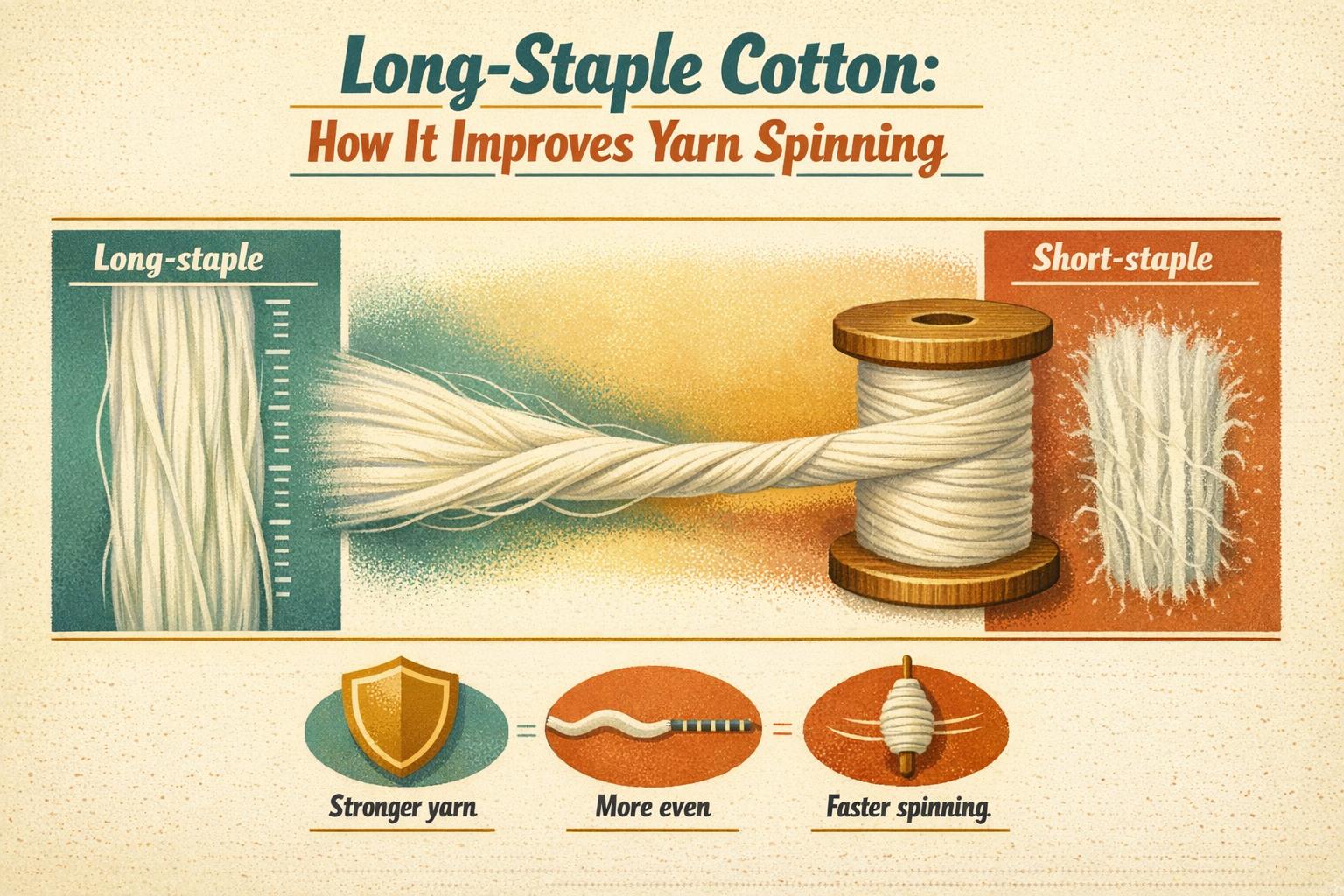 Thumbnail for: Long-Staple Cotton: How It Improves Yarn Spinning