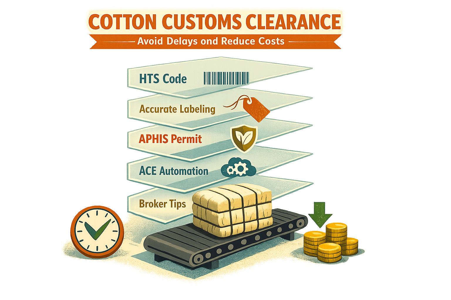 Thumbnail for: Cotton Customs Clearance: Avoid Delays and Reduce Costs