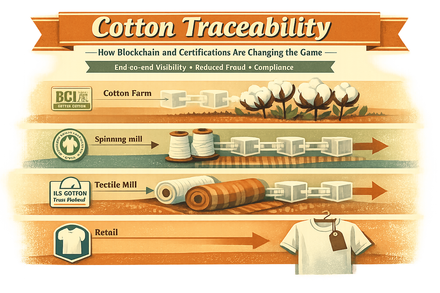 Thumbnail for: Cotton Traceability: How Blockchain and Certifications Are Changing the Game