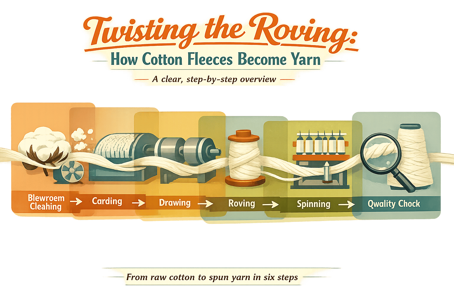 Thumbnail for: Twisting the Roving: How Cotton Fleeces Become Yarn