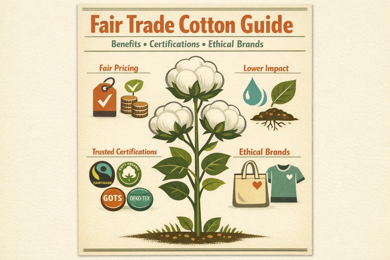 Thumbnail for: Fair Trade Cotton Guide: Benefits, Certifications, and Ethical Brands