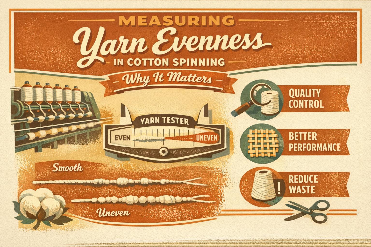 Thumbnail for: Measuring Yarn Evenness in Cotton Spinning: Why It Matters