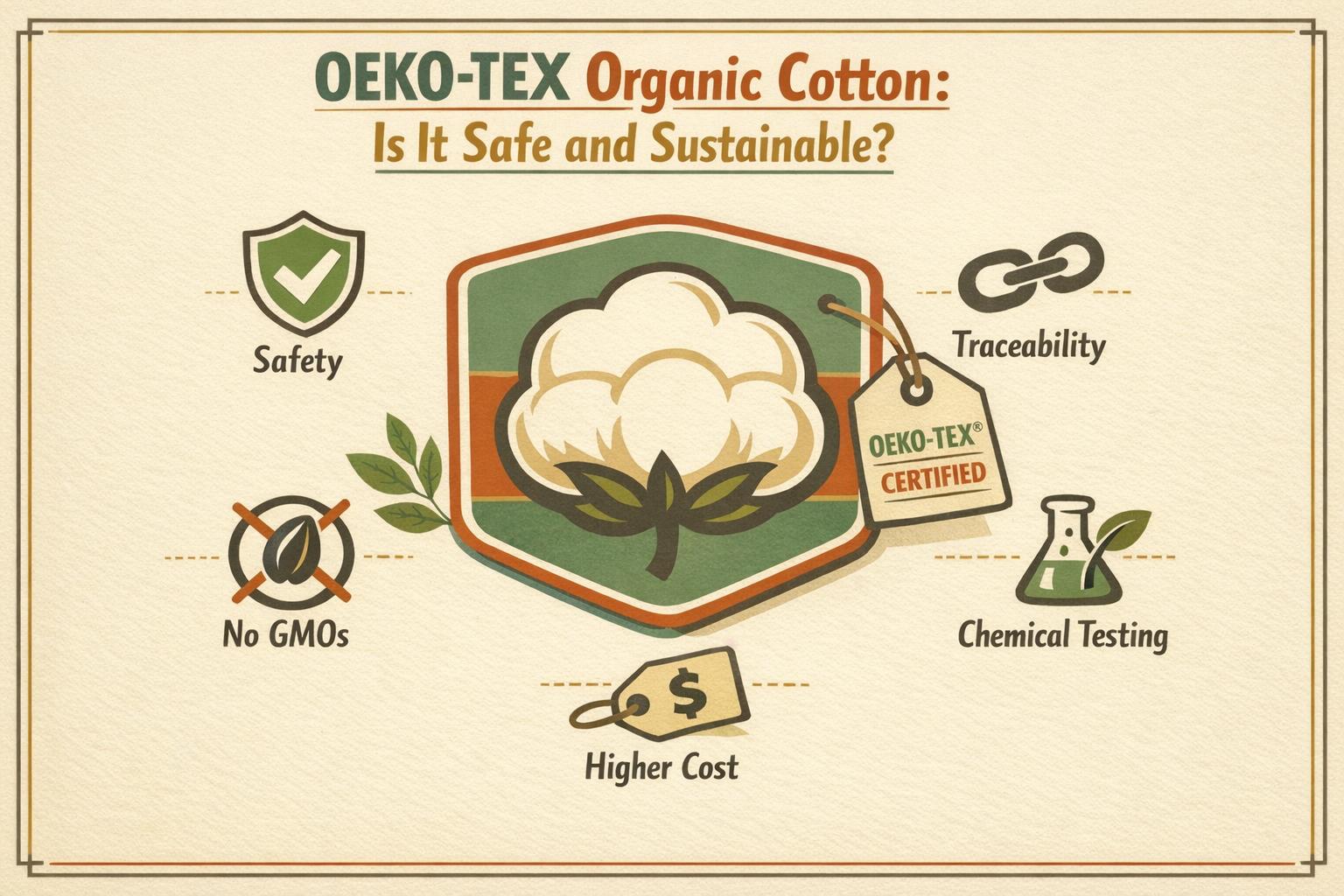 Thumbnail for: OEKO-TEX Organic Cotton: Is It Safe and Sustainable?