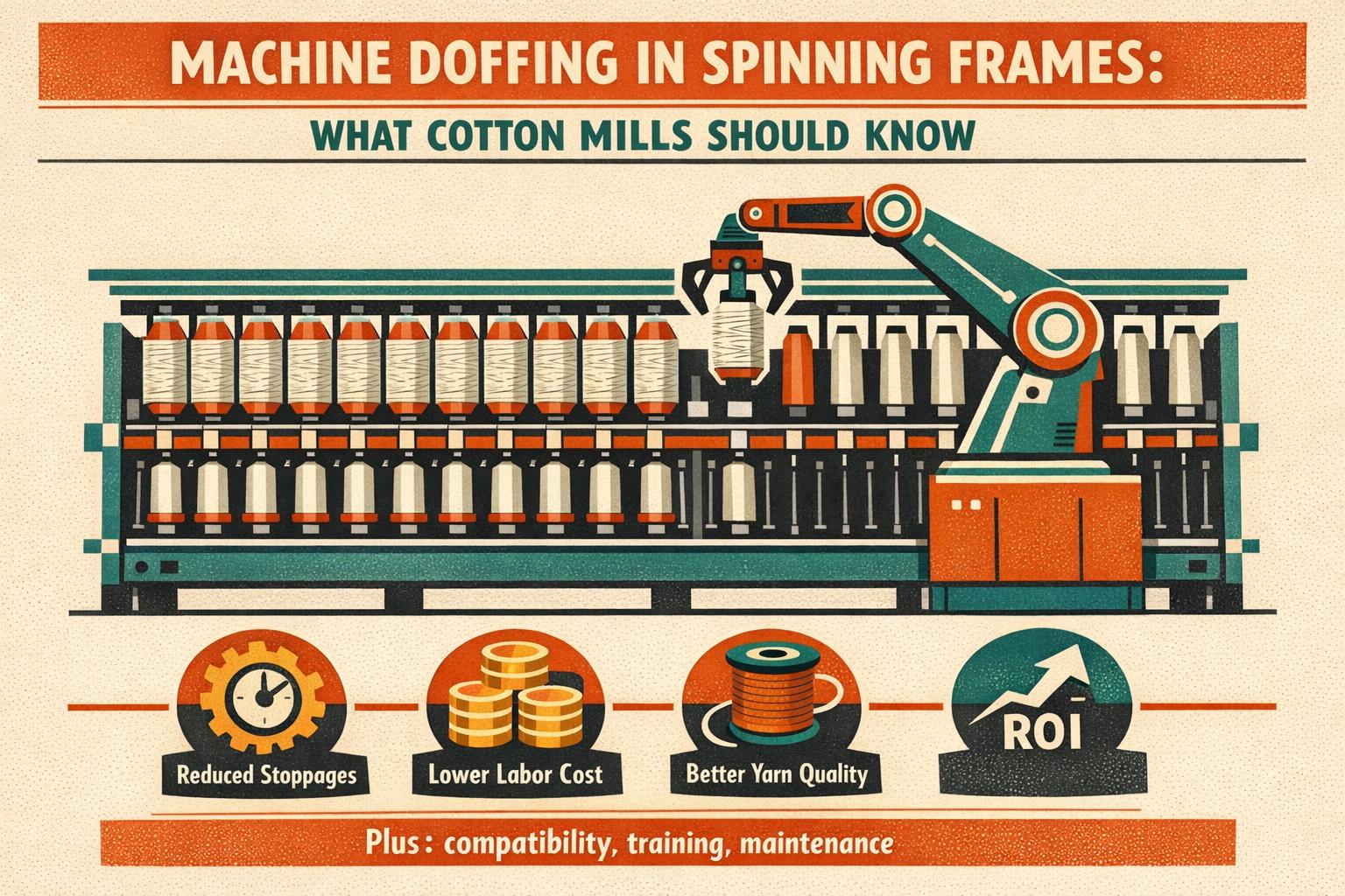 Thumbnail for: Machine Doffing in Spinning Frames: What Cotton Mills Should Know