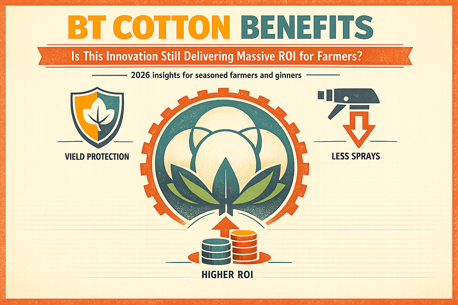 Thumbnail for: Bt Cotton Benefits: Is This Innovation Still Delivering Massive ROI for Farmers?