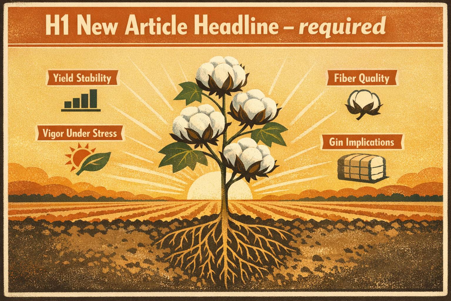 Thumbnail for: Top 10 Drought-Resistant Cotton Varieties: Survival Guide for Climate-Challenged Farms in 2026