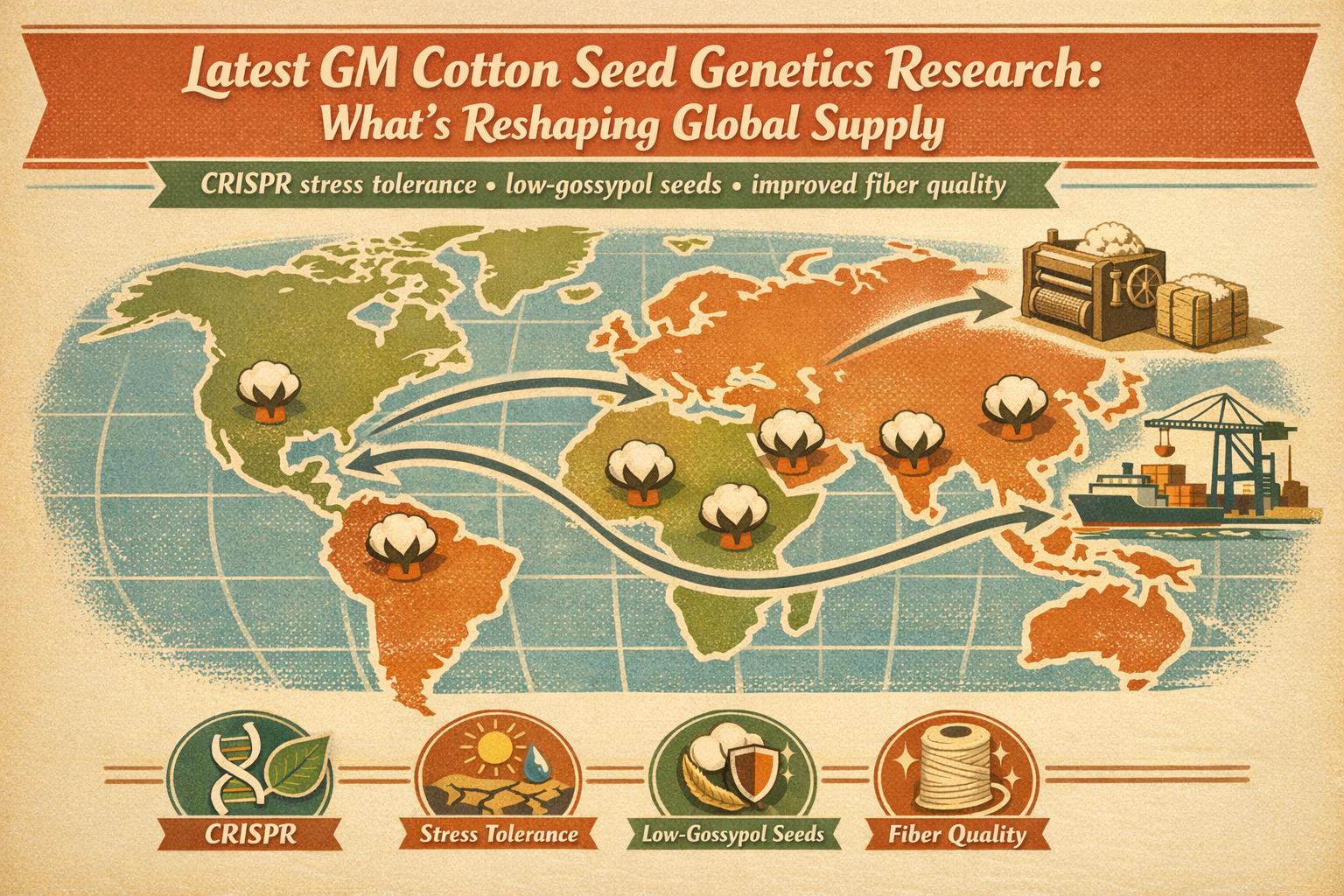 Thumbnail for: Latest GM Cotton Seed Genetics Research: What’s Reshaping Global Supply