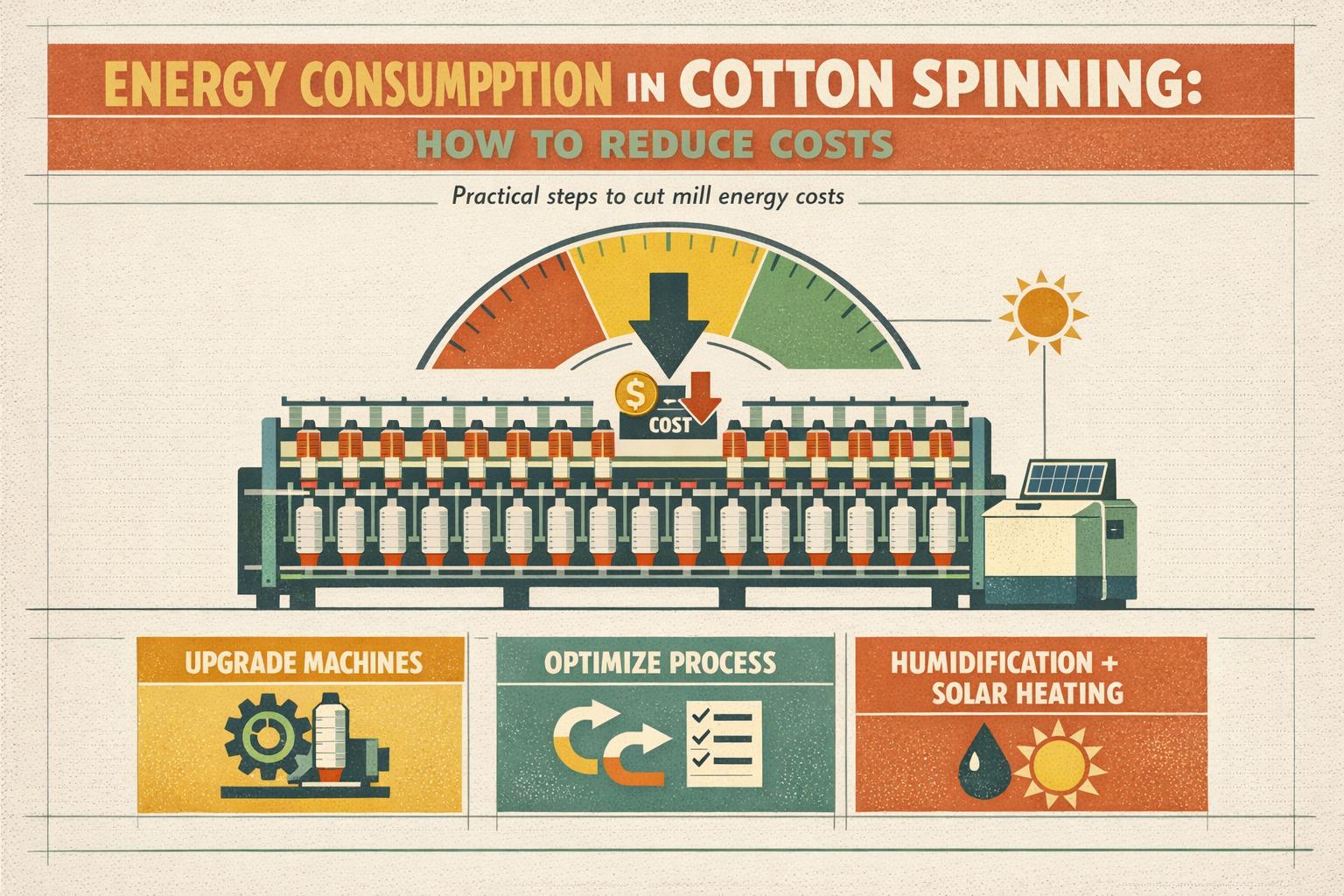 Thumbnail for: Energy Consumption in Cotton Spinning: How to Reduce Costs