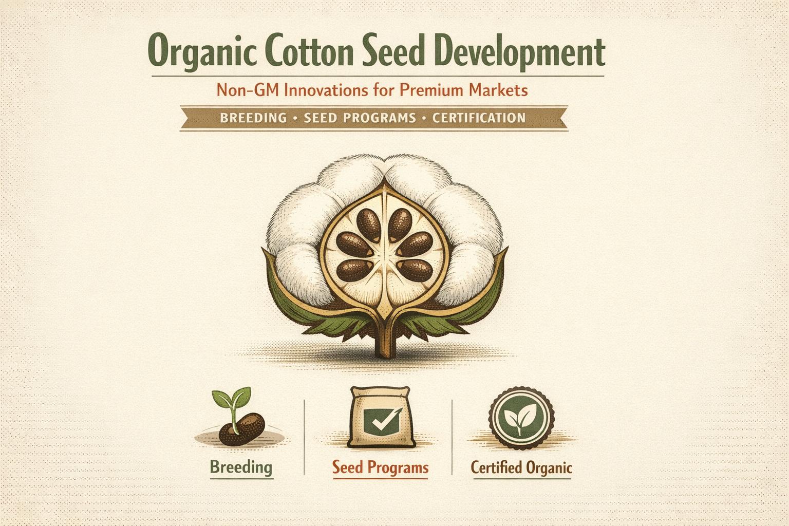 Thumbnail for: Organic Cotton Seed Development: Non-GM Innovations for Premium Markets