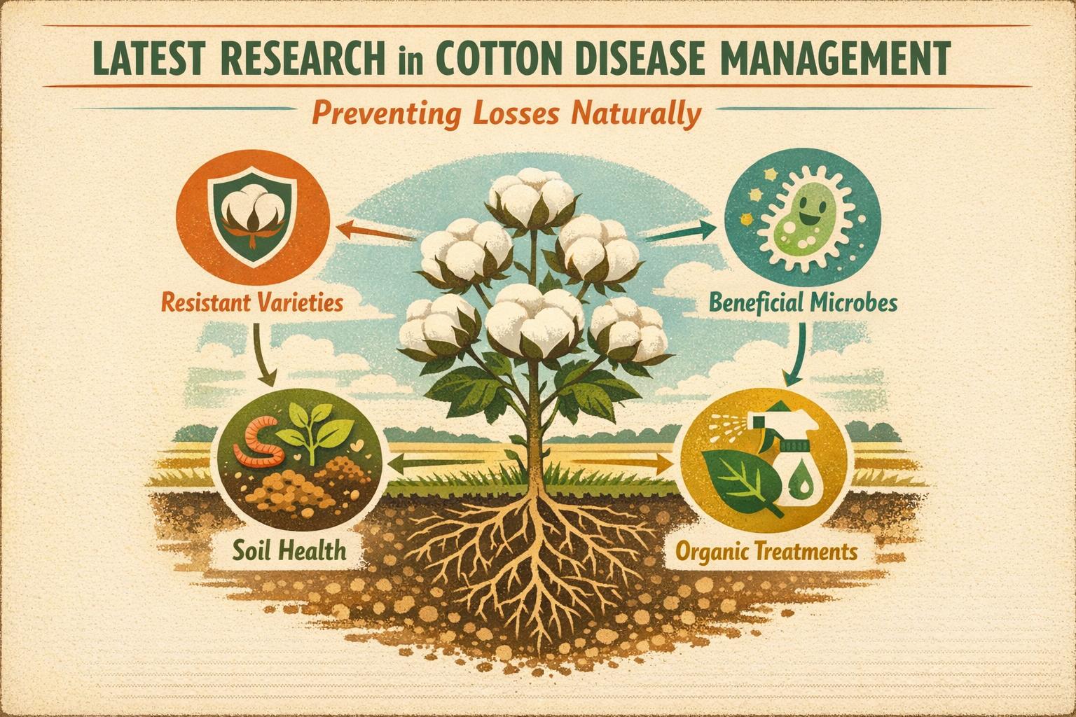 Thumbnail for: Latest Research in Cotton Disease Management: Preventing Losses Naturally