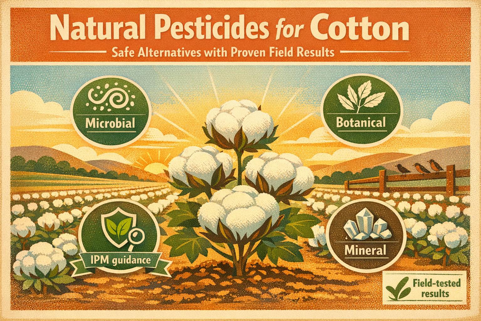 Thumbnail for: Natural Pesticides for Cotton: Safe Alternatives with Proven Field Results
