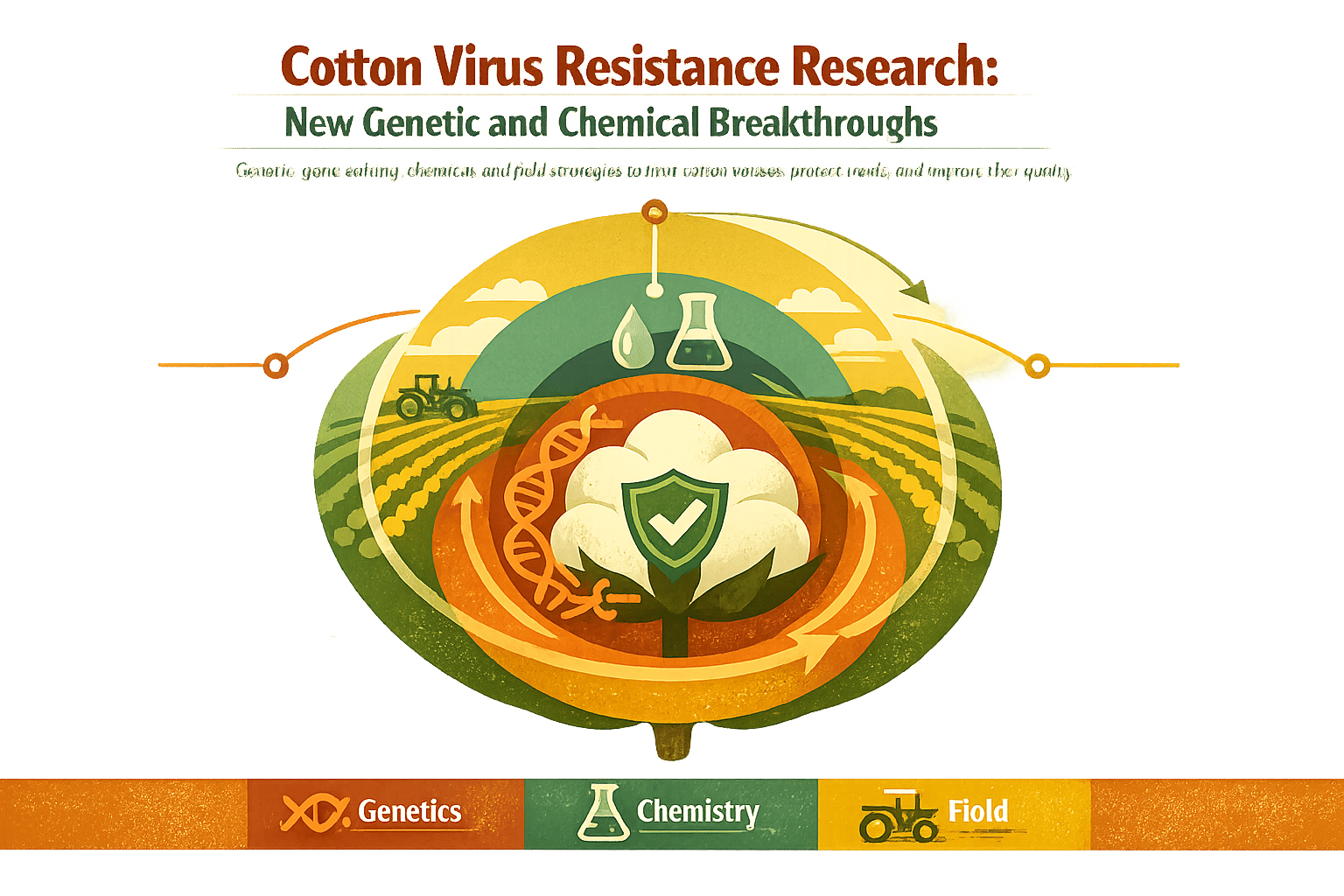 Thumbnail for: Cotton Virus Resistance Research: New Genetic and Chemical Breakthroughs