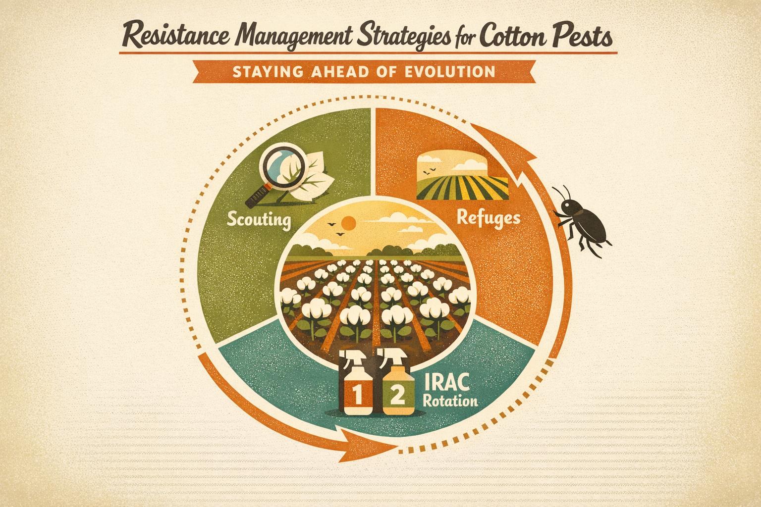 Thumbnail for: Resistance Management Strategies for Cotton Pests: Staying Ahead of Evolution