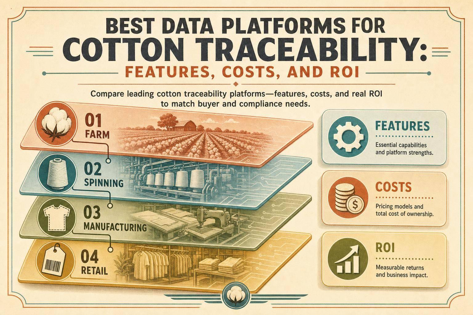 Thumbnail for: Best Data Platforms for Cotton Traceability: Features, Costs, and ROI