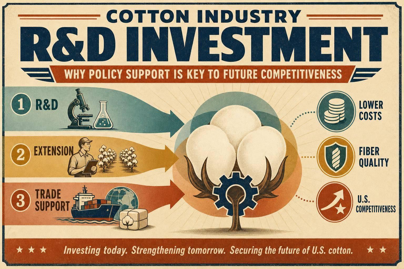 Thumbnail for: Cotton Industry R&D Investment: Why Policy Support Is Key to Future Competitiveness