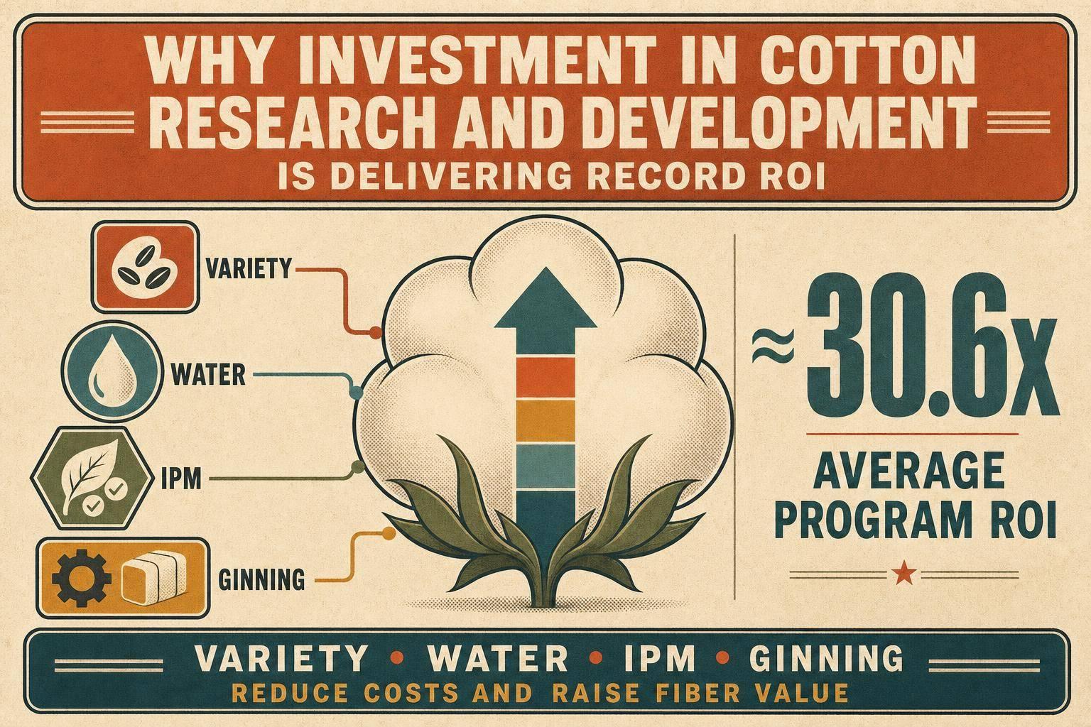 Thumbnail for: Why Investment in Cotton Research and Development Is Delivering Record ROI