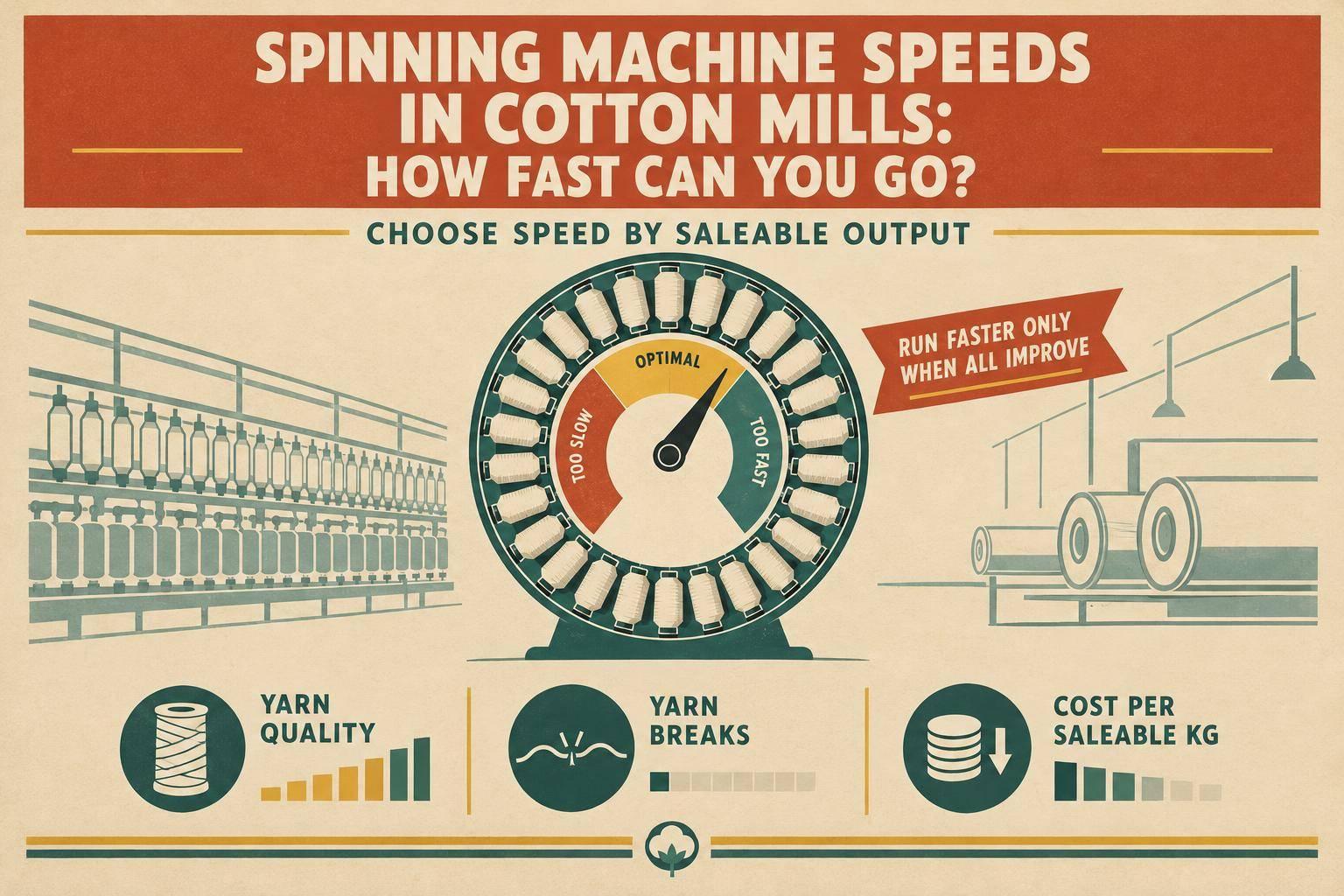 Thumbnail for: Spinning Machine Speeds in Cotton Mills: How Fast Can You Go?