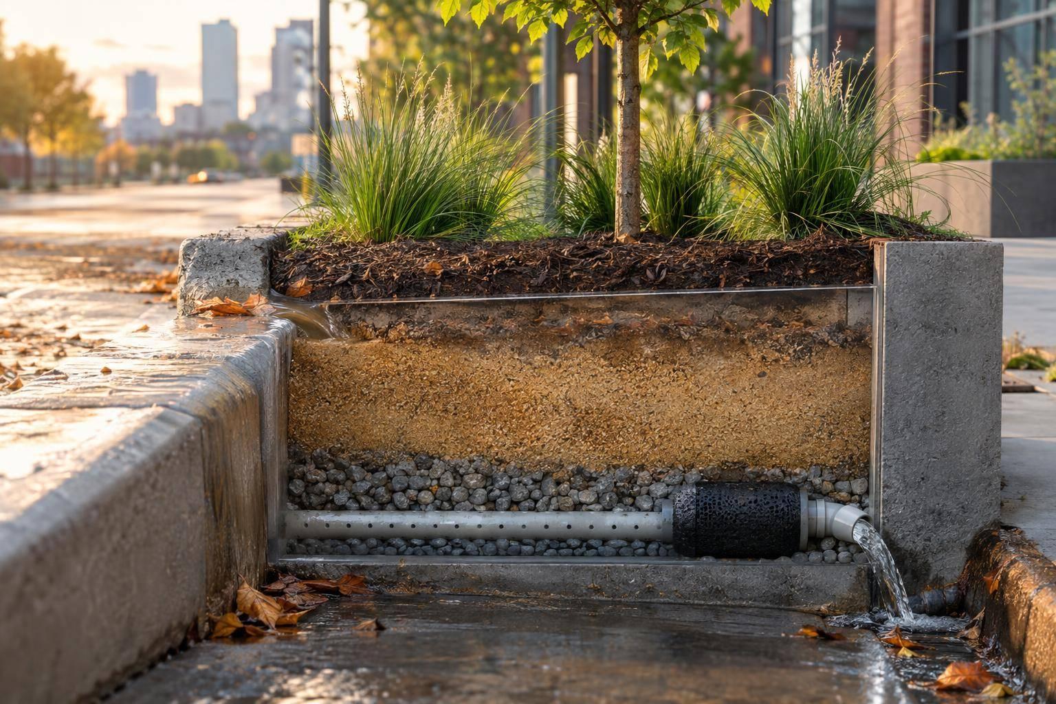Sand vs Biochar for Stormwater Filtration