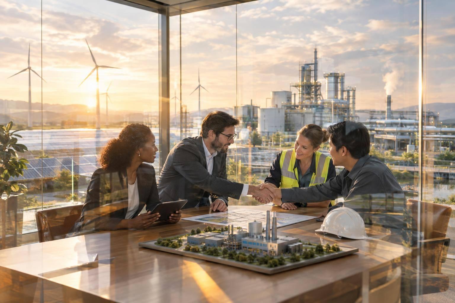 Cross-sector partnerships in industrial decarbonization