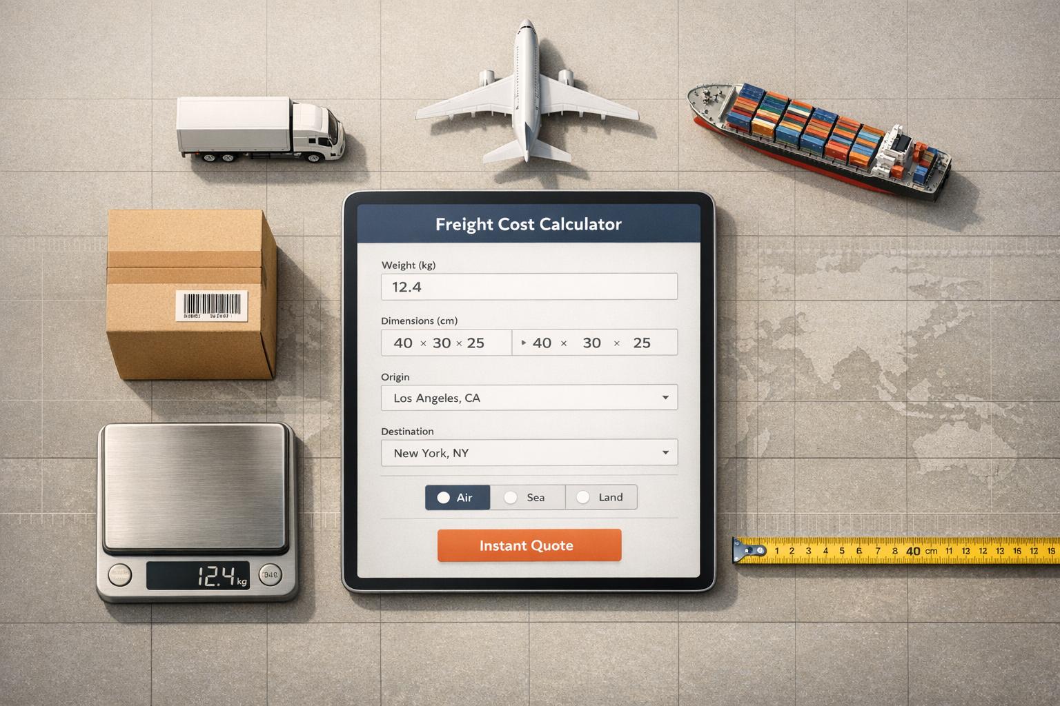 Freight Payable Freight Cost Calculator for Easy Shipping | CR Express