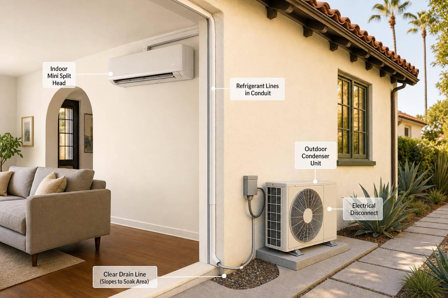 How Ductless Mini Splits Work in Older San Diego Homes