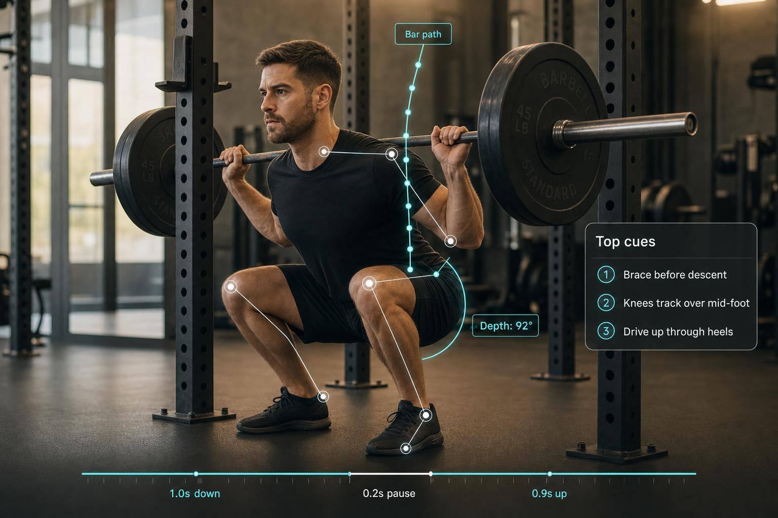 How AI Analyzes Squat, Bench, Deadlift Videos