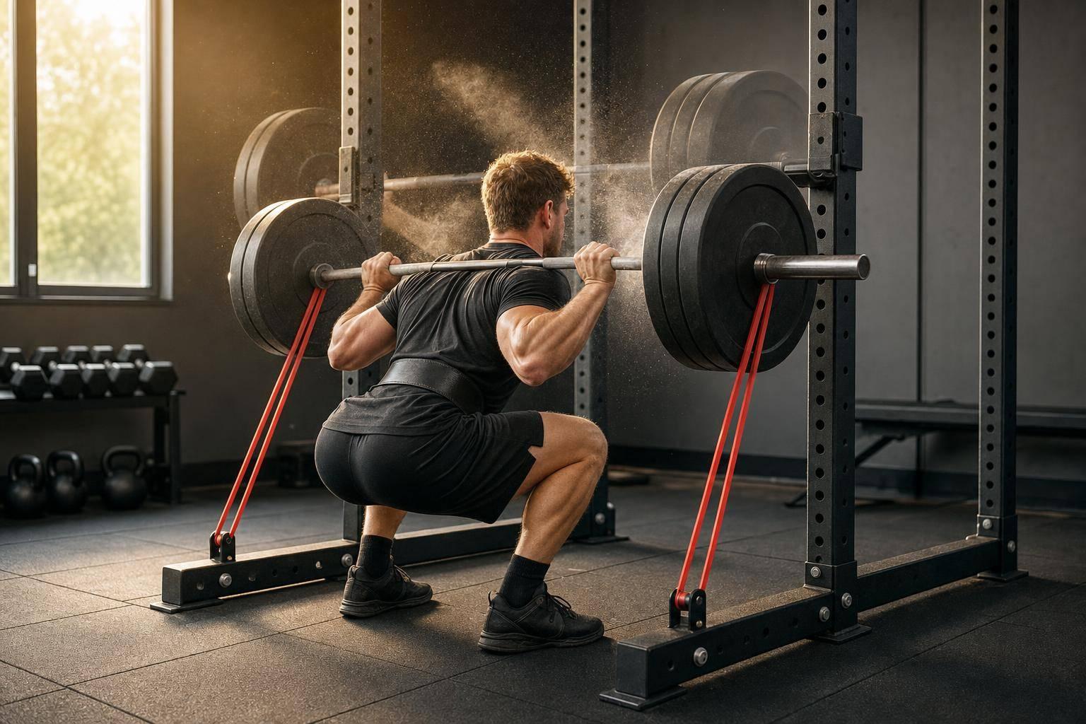 When Dynamic Resistance Helps Squat and Bench