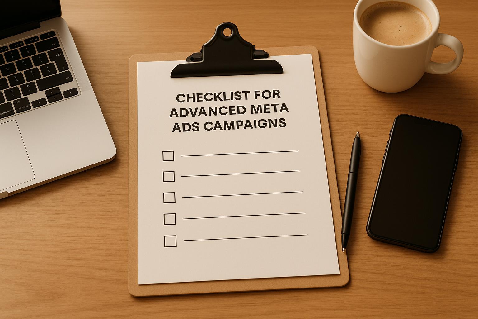 Meta Ads Checklist: Advanced Campaign Setup & Tests