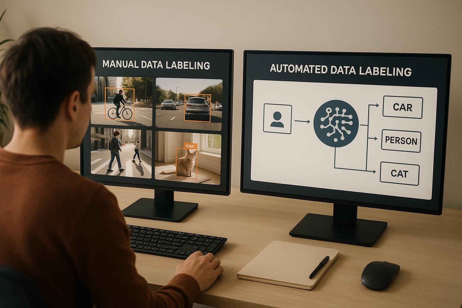 Thumbnail for: Manual vs. Automated Data Labeling: Key Differences