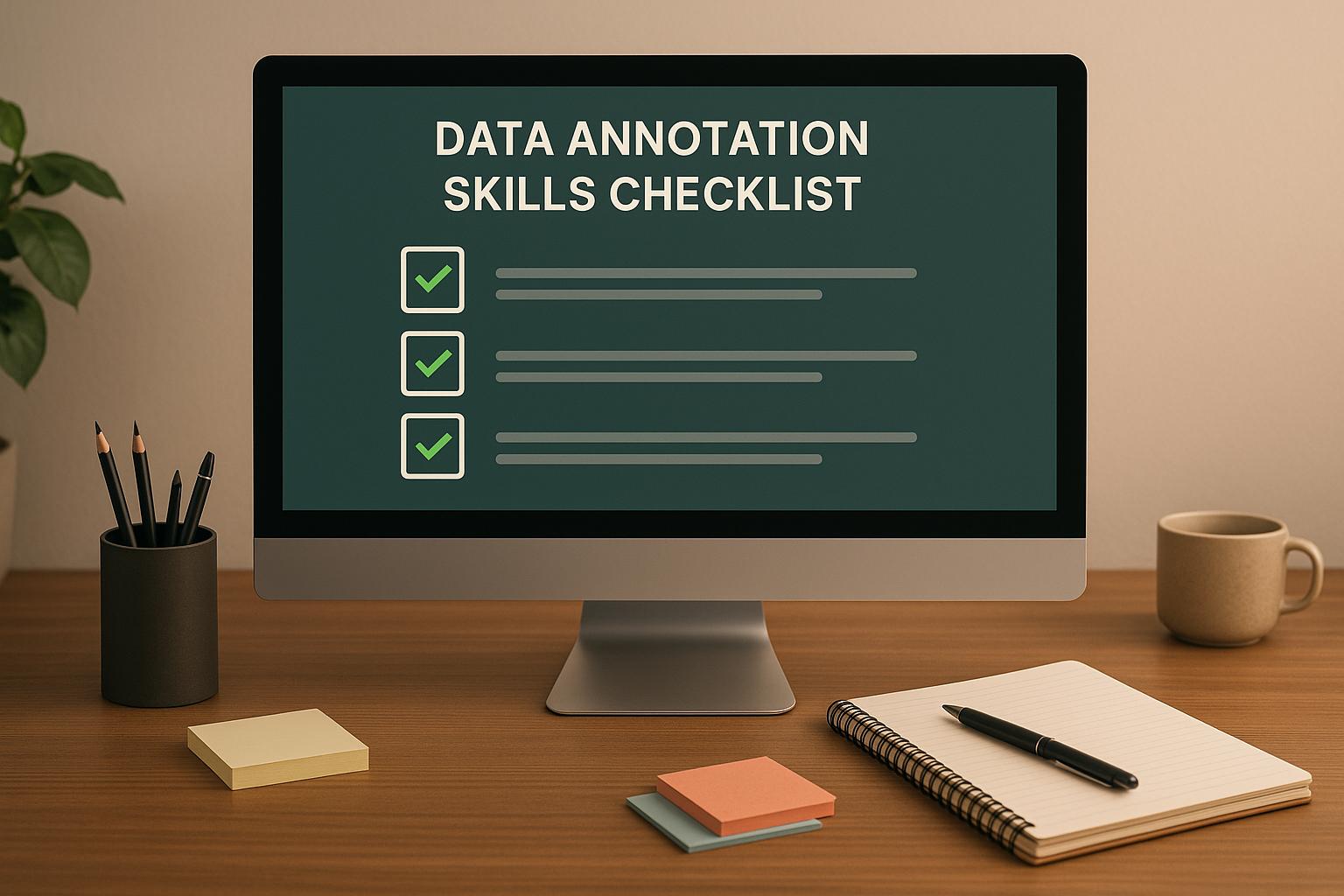 Thumbnail for: Data Annotation Skills Checklist