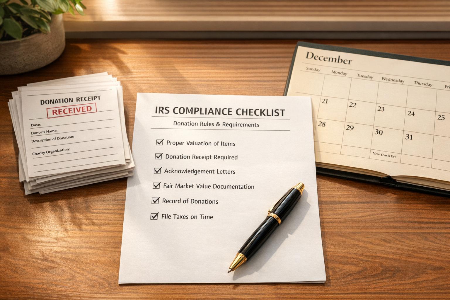 IRS Donation Rules: A Complete Compliance Checklist
