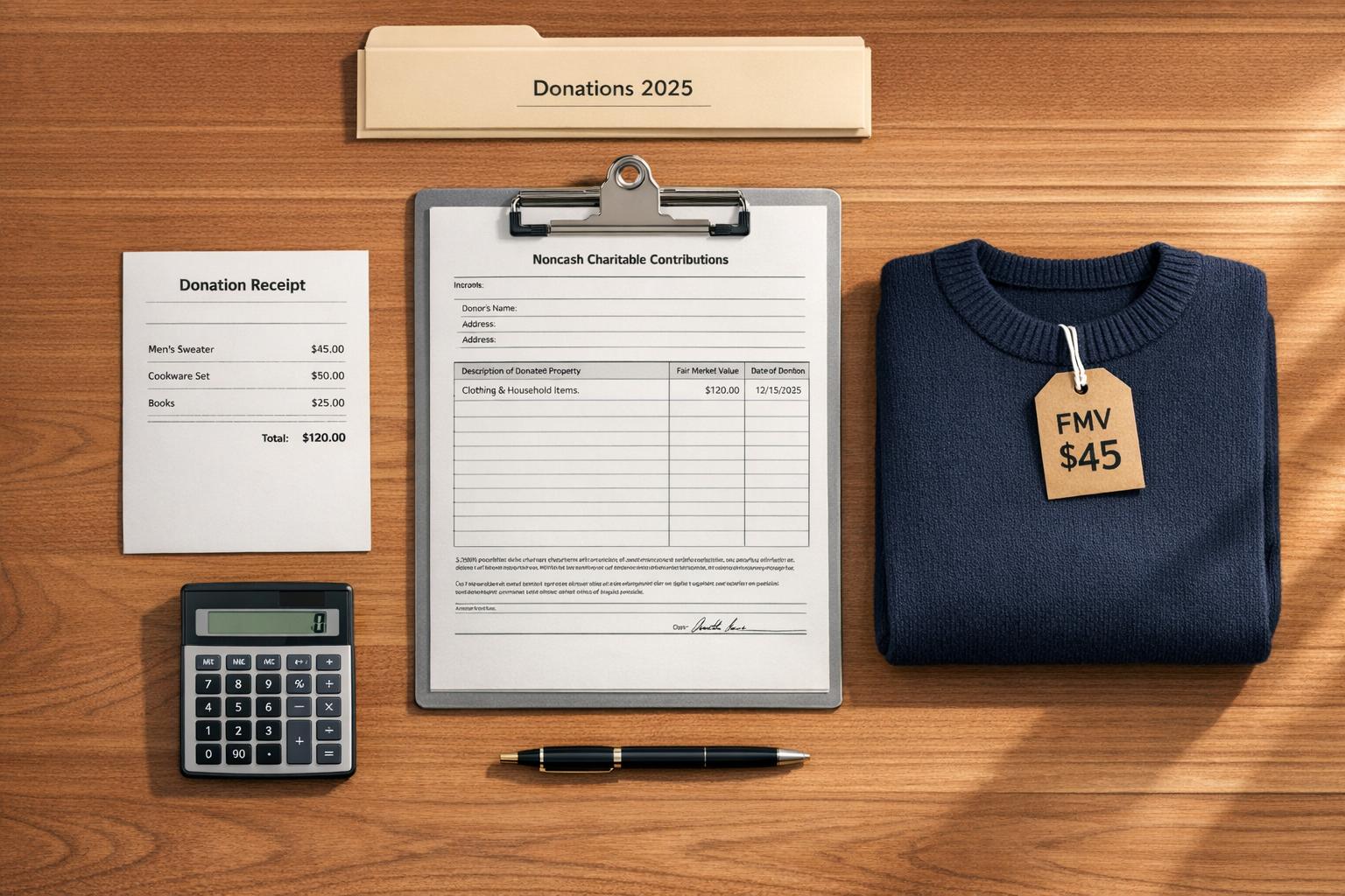 IRS-Compliant Valuation for Non-Cash Donations