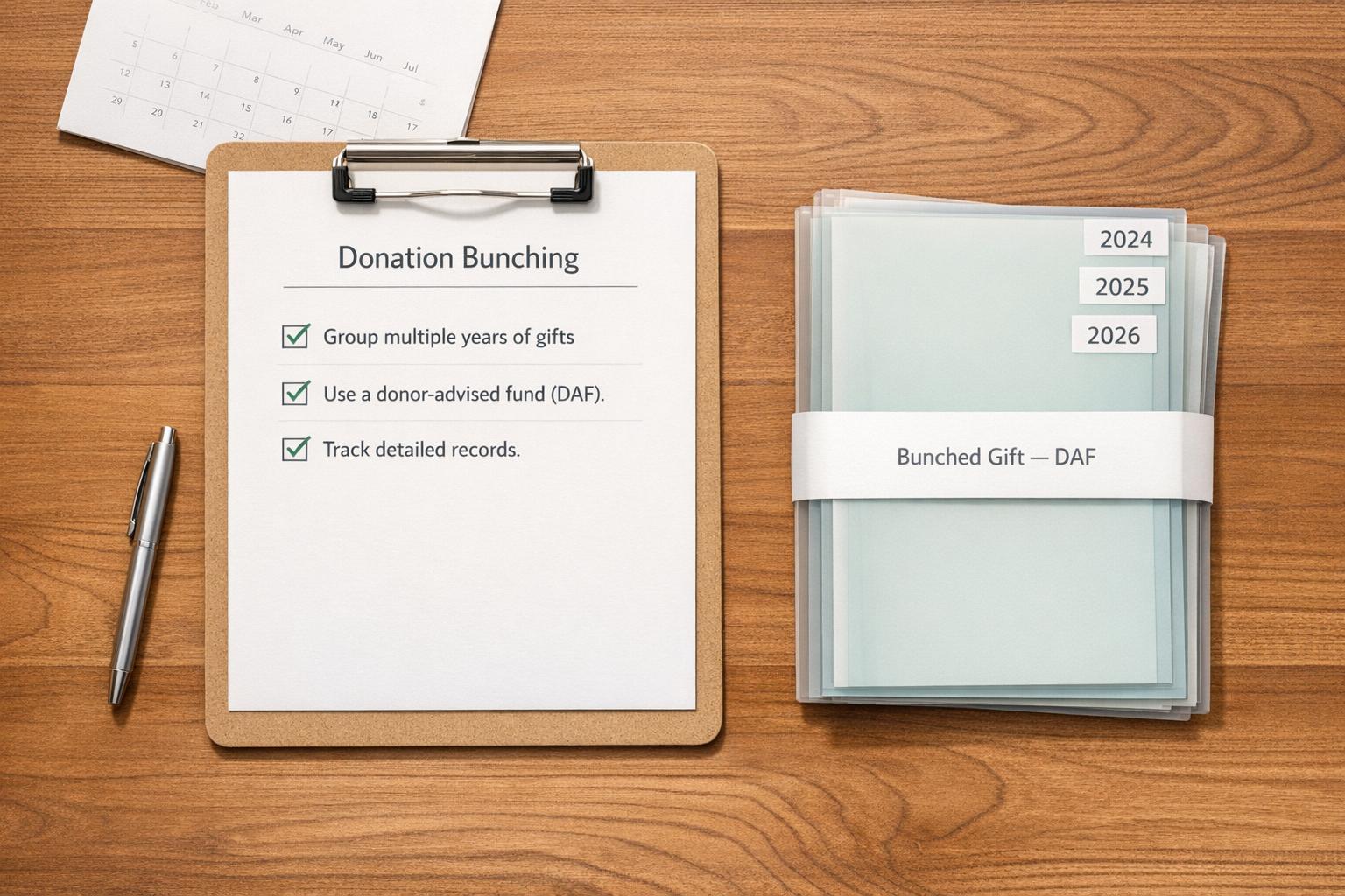 Checklist for Donation Bunching Success