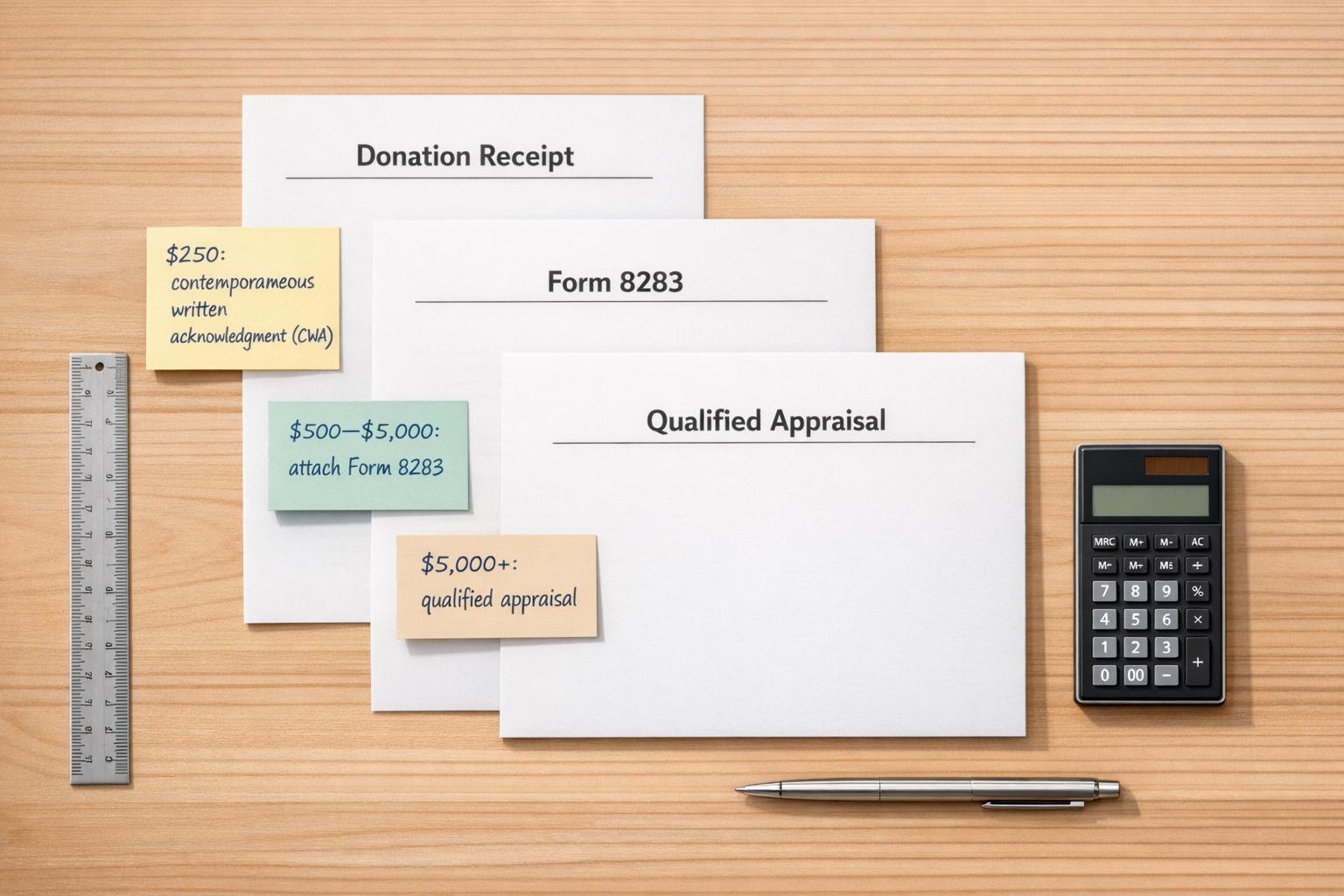 Substantiation Rules for Donations
