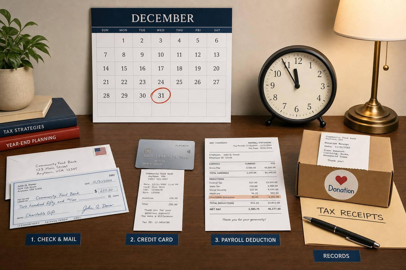 IRS Donation Deadline Rules for Year-End Gifts