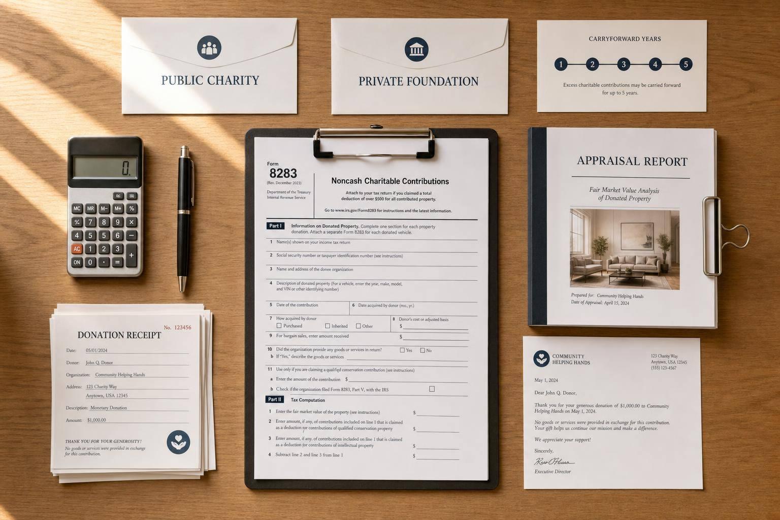 IRS Rules for Public Charity and Foundation Gifts