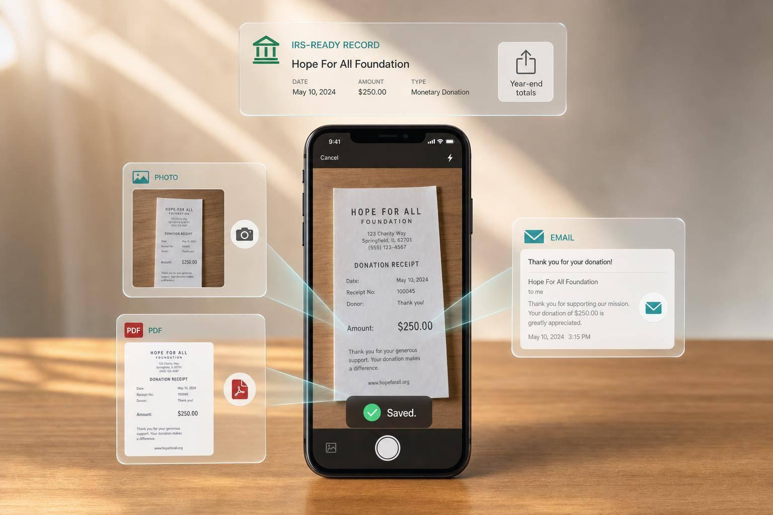 How Mobile Apps Track Donation Receipts in Real Time