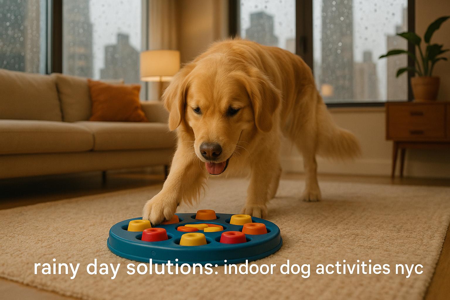 Thumbnail for: Rainy Day Solutions: Indoor Dog Activities NYC