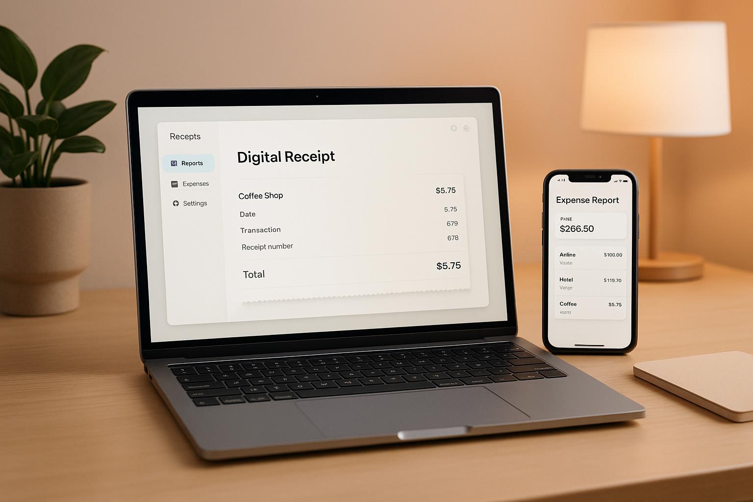 How Digital Receipts Simplify Expense Reporting