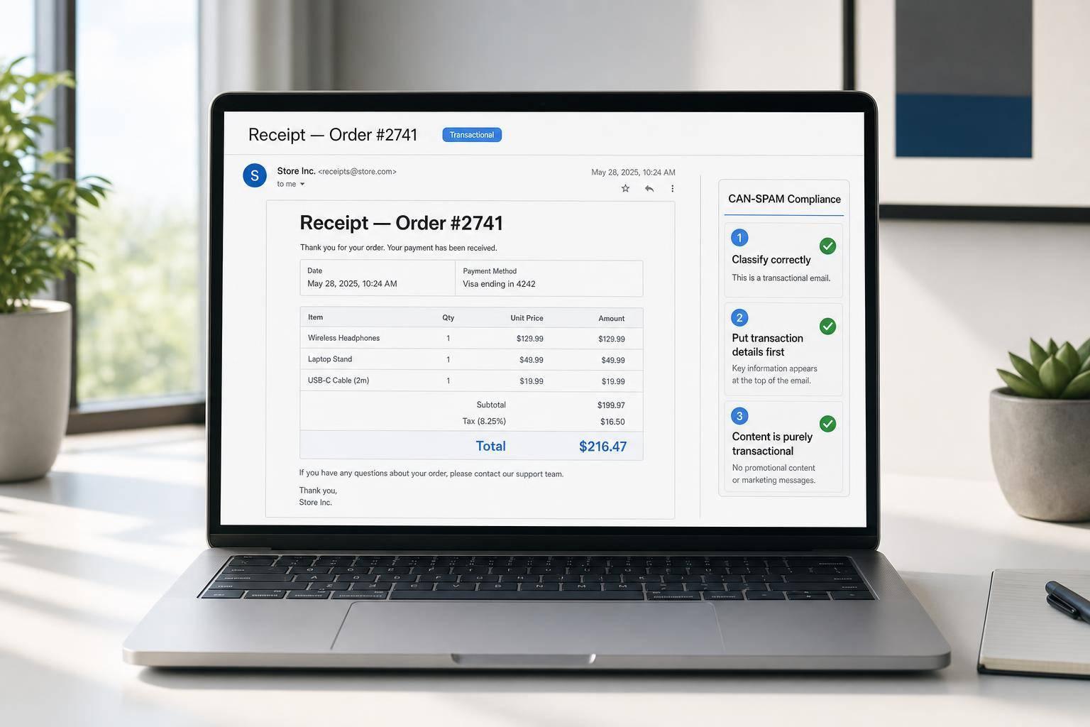 Thumbnail for: CAN-SPAM Rules for Transactional Email