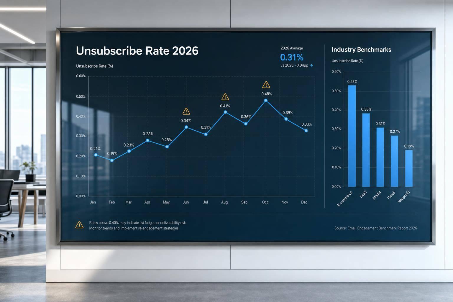 Thumbnail for: Unsubscribe Rate Data: 2026 Summary