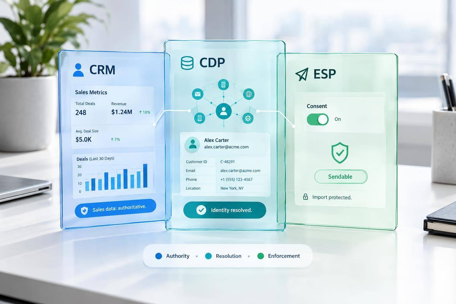 Thumbnail for: Data Conflict Methods: CRM, CDP, ESP Compared