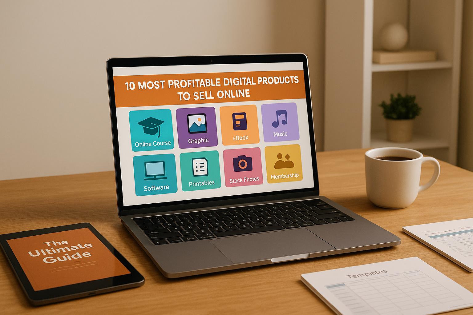 Thumbnail for: 10 Most Profitable Digital Products to Sell Online